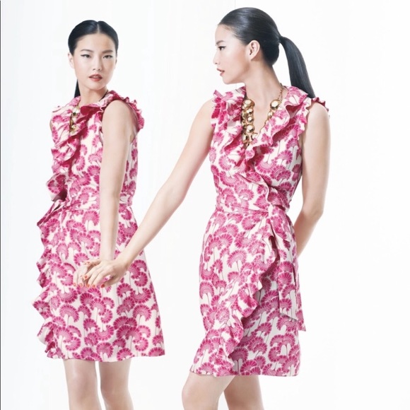 Kate Spade FLorence Broadhurst Wrap Dress SIZE 8 - Picture 1 of 4